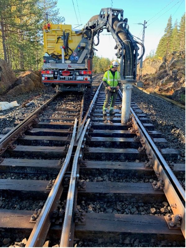 Arbeid på jernbane